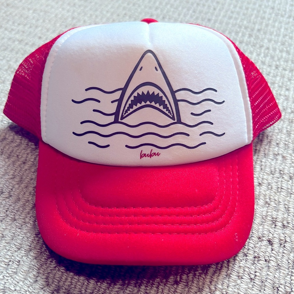 Bubu trucker hat Small/baby: 3m - 18m (45cm) red and white